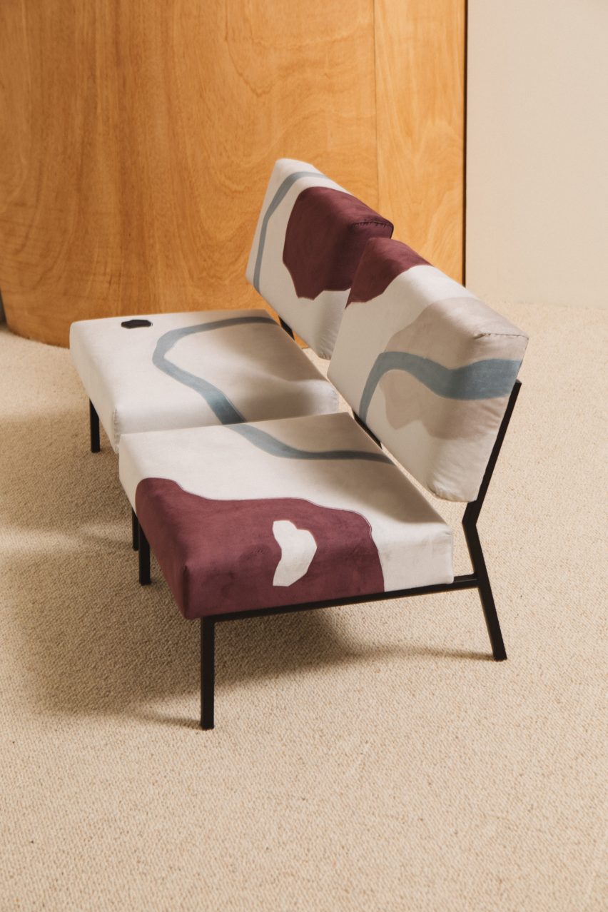 A photograph of two Armchair 02 chairs side by side