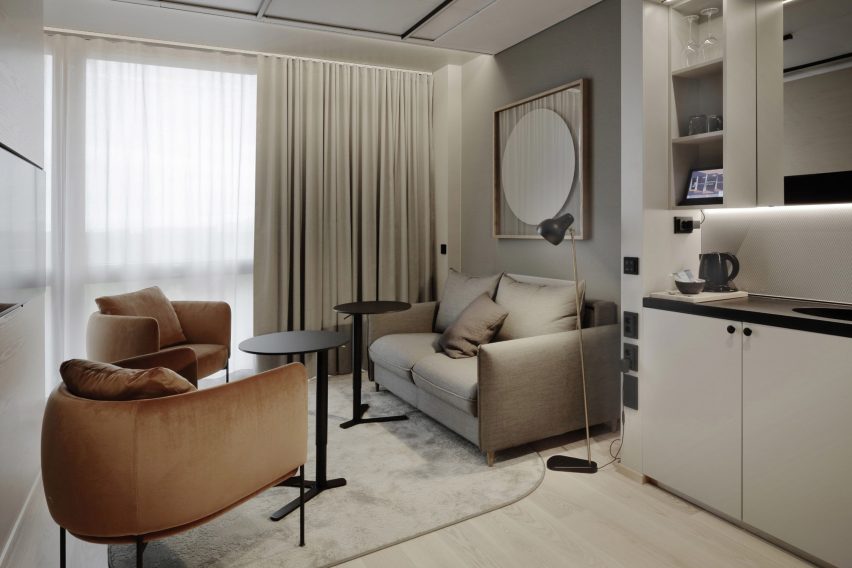 Guest room at VALO Hotel & Work