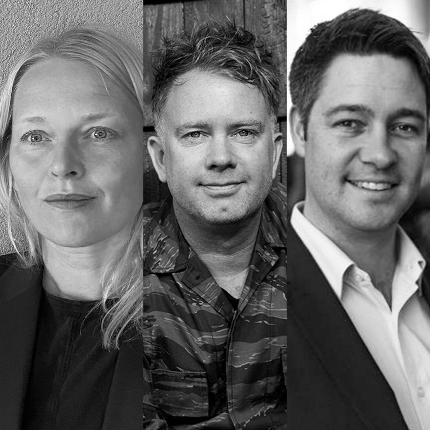 A photograph of the Velux event speakers