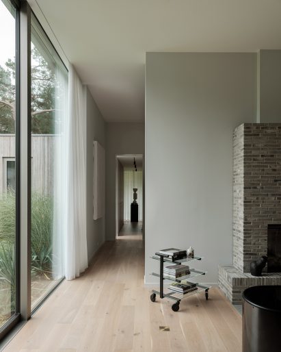 Minimalist interiors of Villa MSV