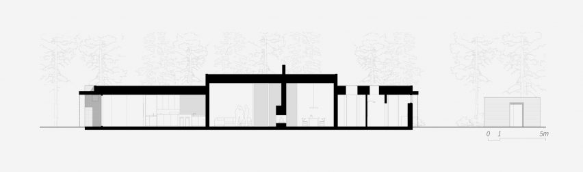 Section of Villa MSV by Johan Sundberg
