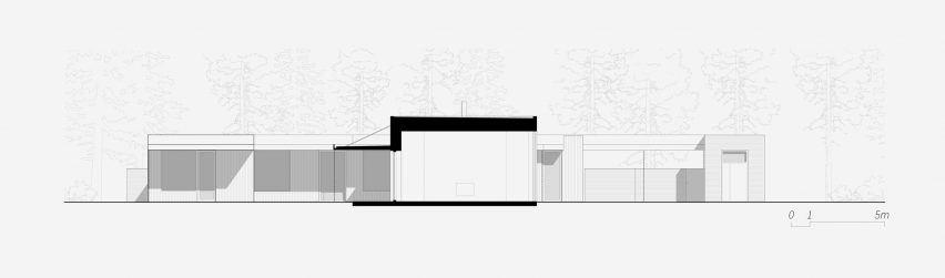 Section of Villa MSV by Johan Sundberg
