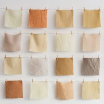 Zeefier seaweed dye colour samples