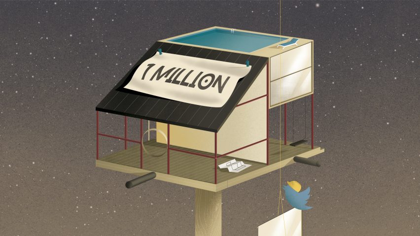 Dezeen now has one million Twitter followers!