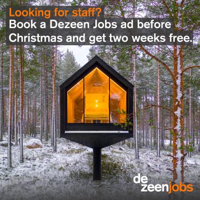 Dezeen jobs Christmas offer