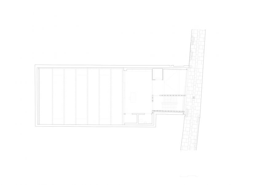 Ground floor plan drawing of Holborn House by 6a Architects