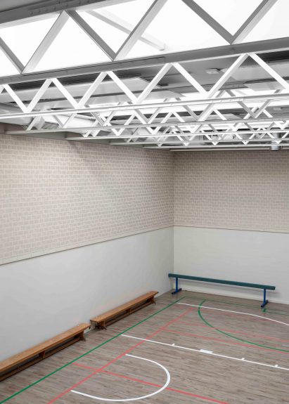 Basement gymnasium at Holborn House