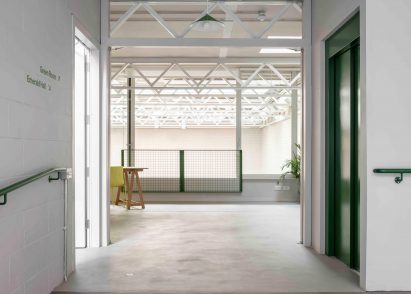 Interior image of a corridor at Holborn House