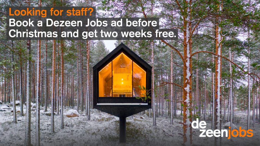 Dezeen jobs Christmas offer