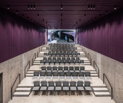 Winter Park Library & Events Center is a cultural hub in Florida that was designed by Adjaye Associates