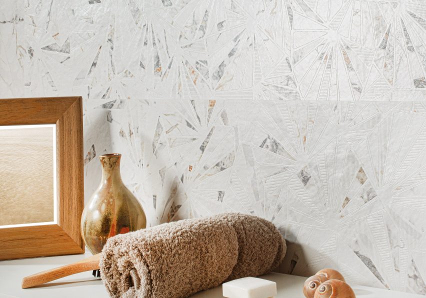 A photograph of La Platera's Allure decor tiles