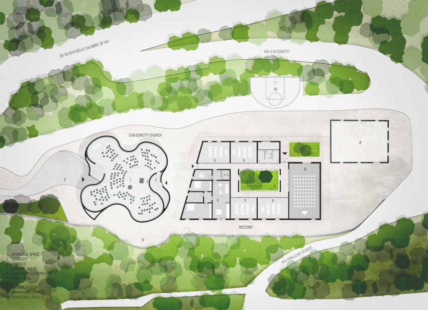 Santa Maria Goretti Church by Mario Cucinella Architects