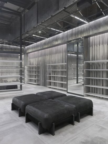 Interior image of the Balenciaga Berlin store