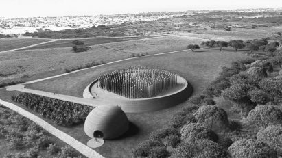 A rendering of the Newton Enslaved Burial Ground Memorial