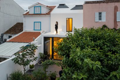 Windmill House by Box Arquitectos is a terraced house in Portugal