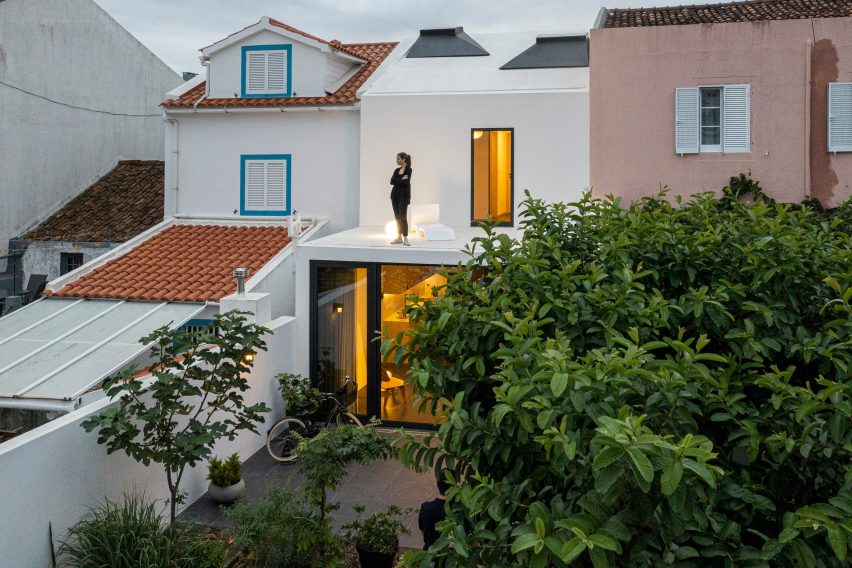 Windmill House by Box Arquitectos is a terraced house in Portugal