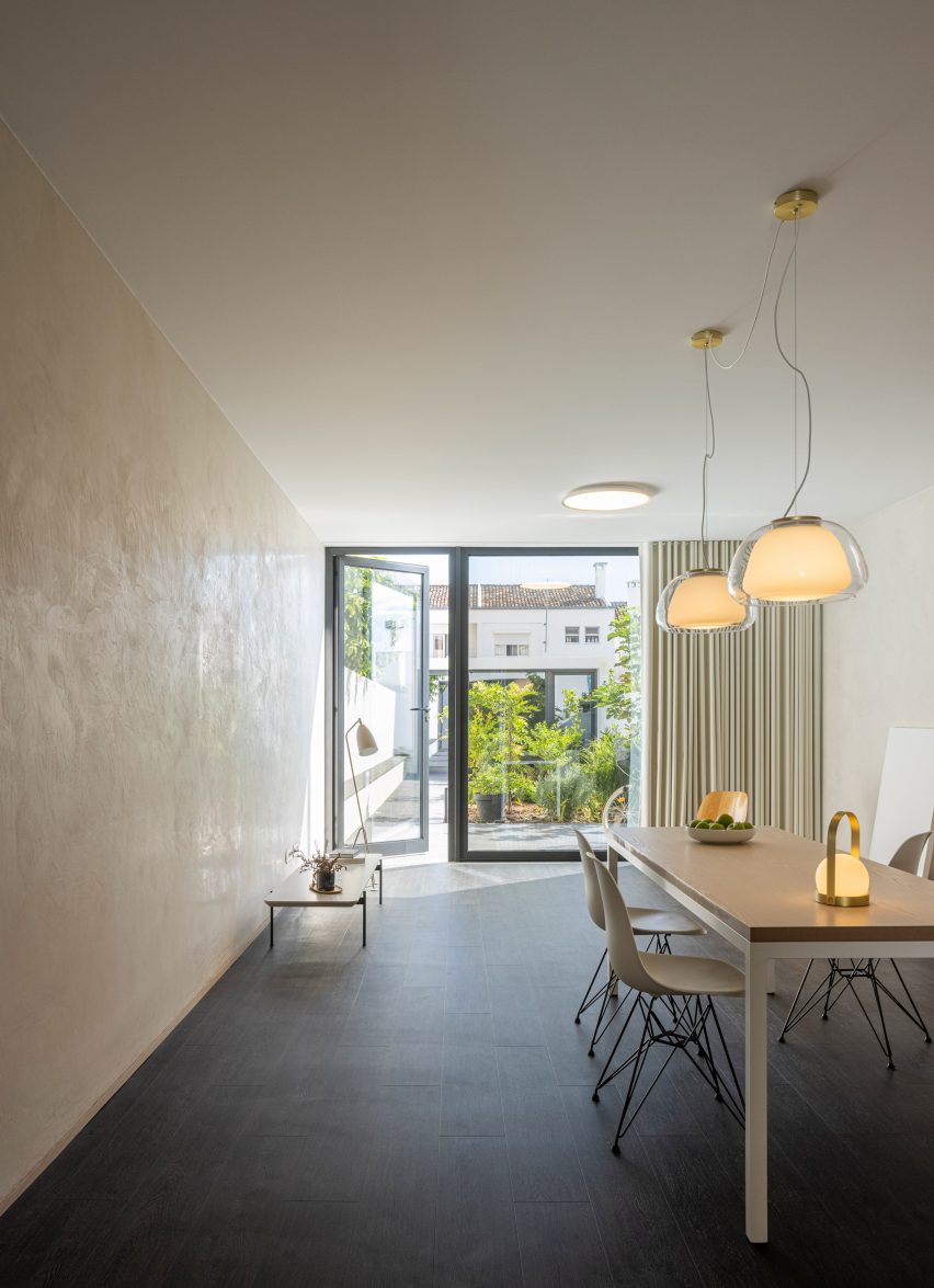 Windmill House by Box Arquitectos is a terraced house in Portugal