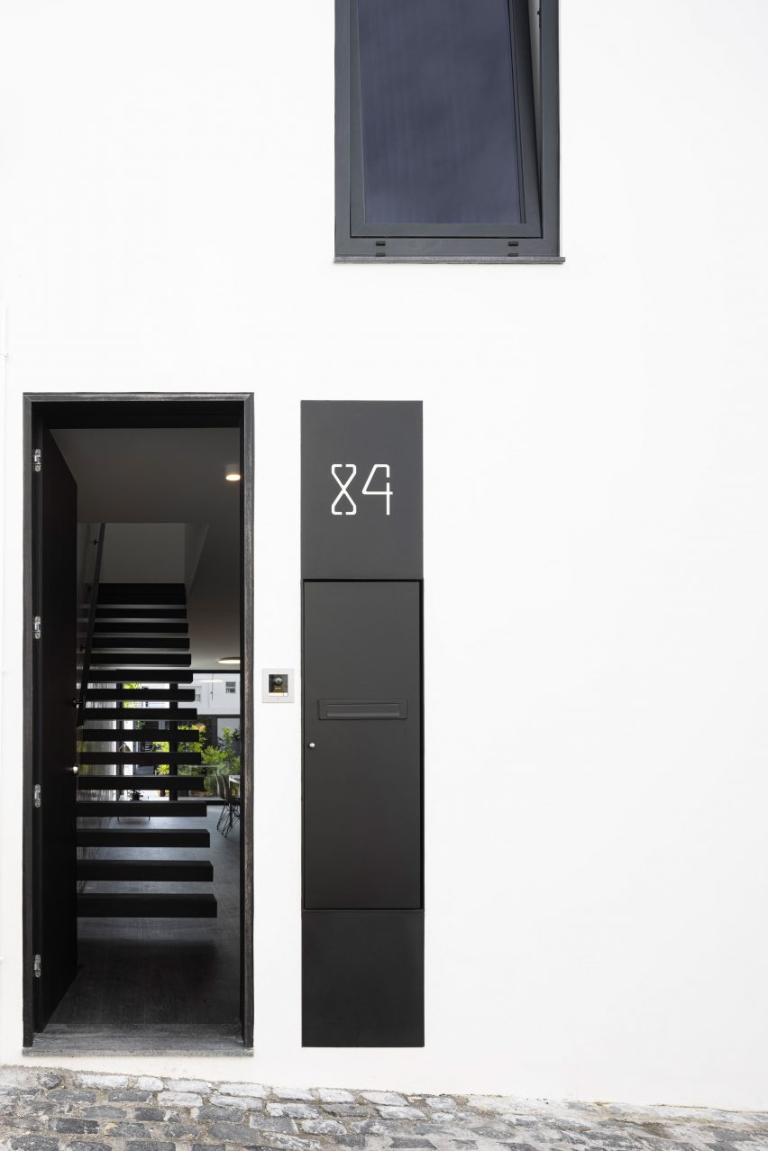 Windmill House by Box Arquitectos is a terraced house in Portugal