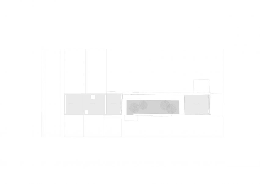 Roof plan of Windmill House by Box Arquitectos