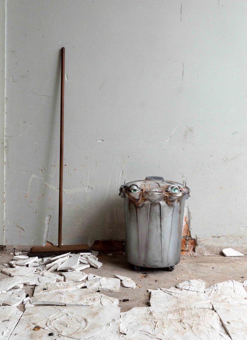 Justin the dustbin by Bruno Baietto