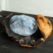 Blown glass in bread by Bruno Baietto