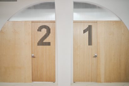 Wooden lockers