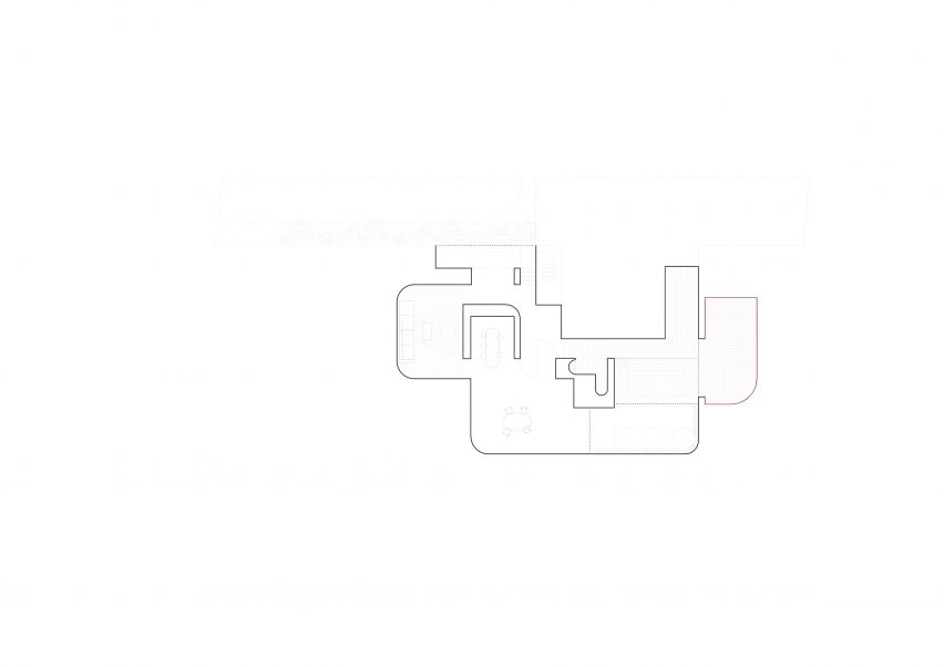 Basement plan of DM House