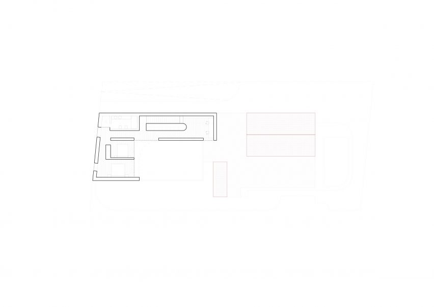 First floor plan of DM House