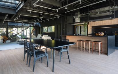 Open-concept kitchen