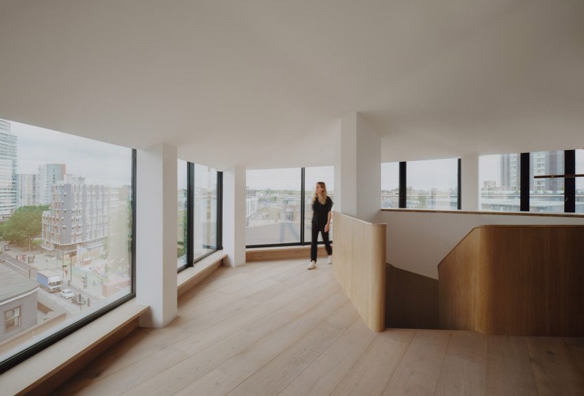Living space in City Approach apartments by DROO