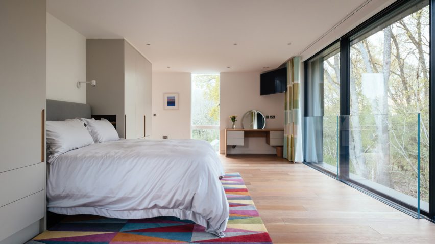 Bedroom in Living spaces of Claywood house for a wheelchair user by Ayre Chamberlin Gaunt