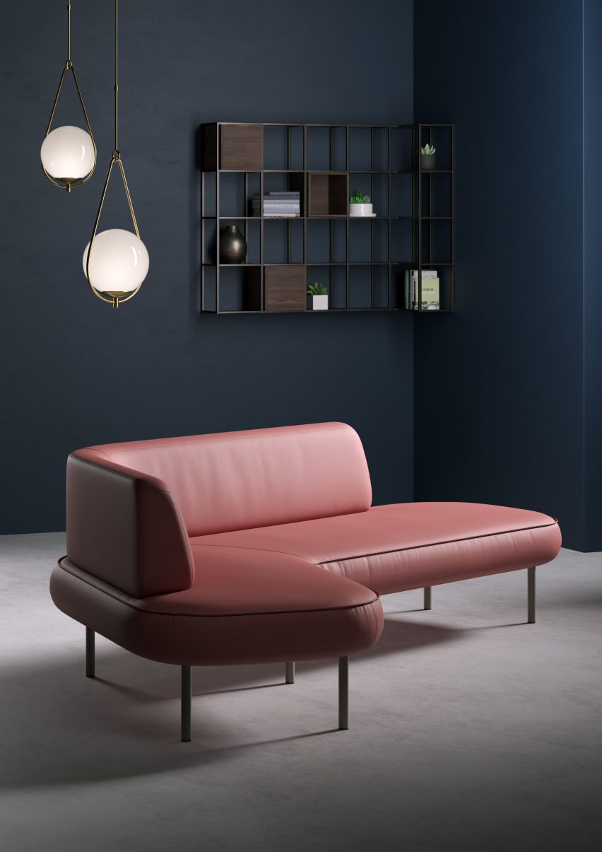A photograph of Deca vegan-friendly leather used on a sofa