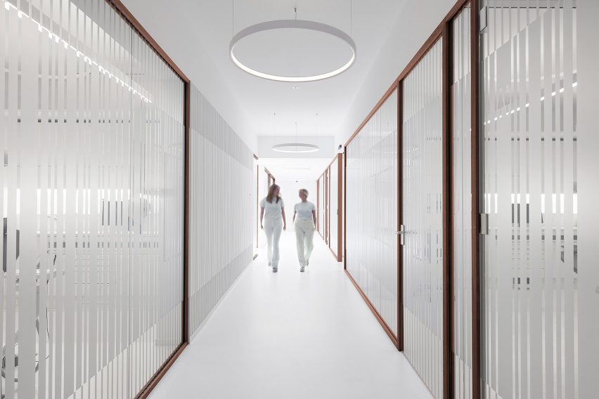 Interiors of Dentista clinic in Amsterdam designed by i29