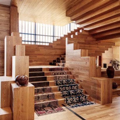 Staircase designed by Kelly Wearstler
