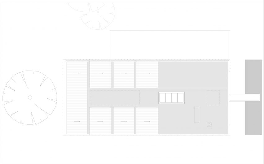 Roof plan of Digi-Tech Factory by Coffey Architects