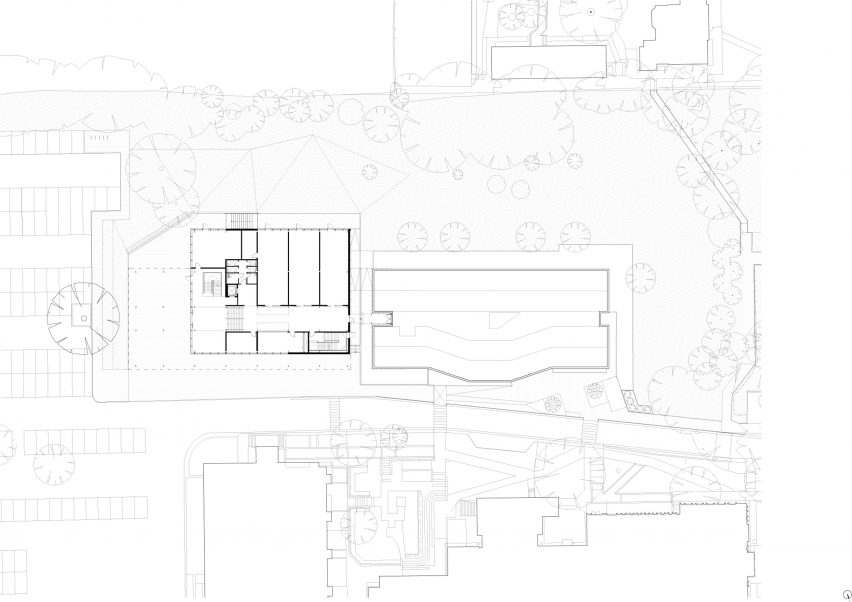 Site plan of Digi-Tech Factory by Coffey Architects