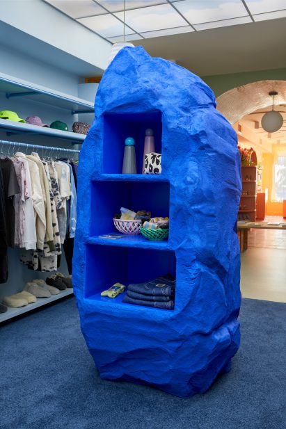 Blue rock in Atwater Village shop