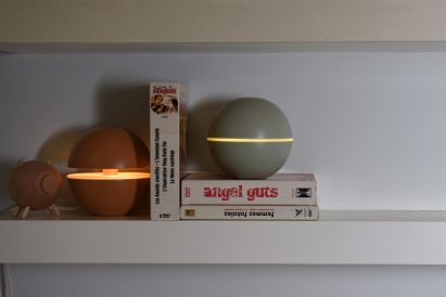 Glowing orb-shaped nightlights