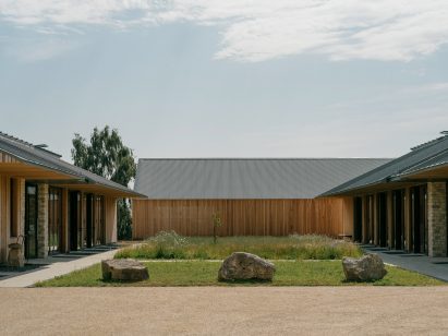 FarmED centre courtyard