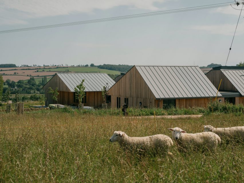 Exterior of FarmED centre in Cotswolds