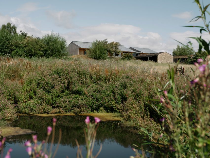 Exterior of FarmED centre in Cotswolds