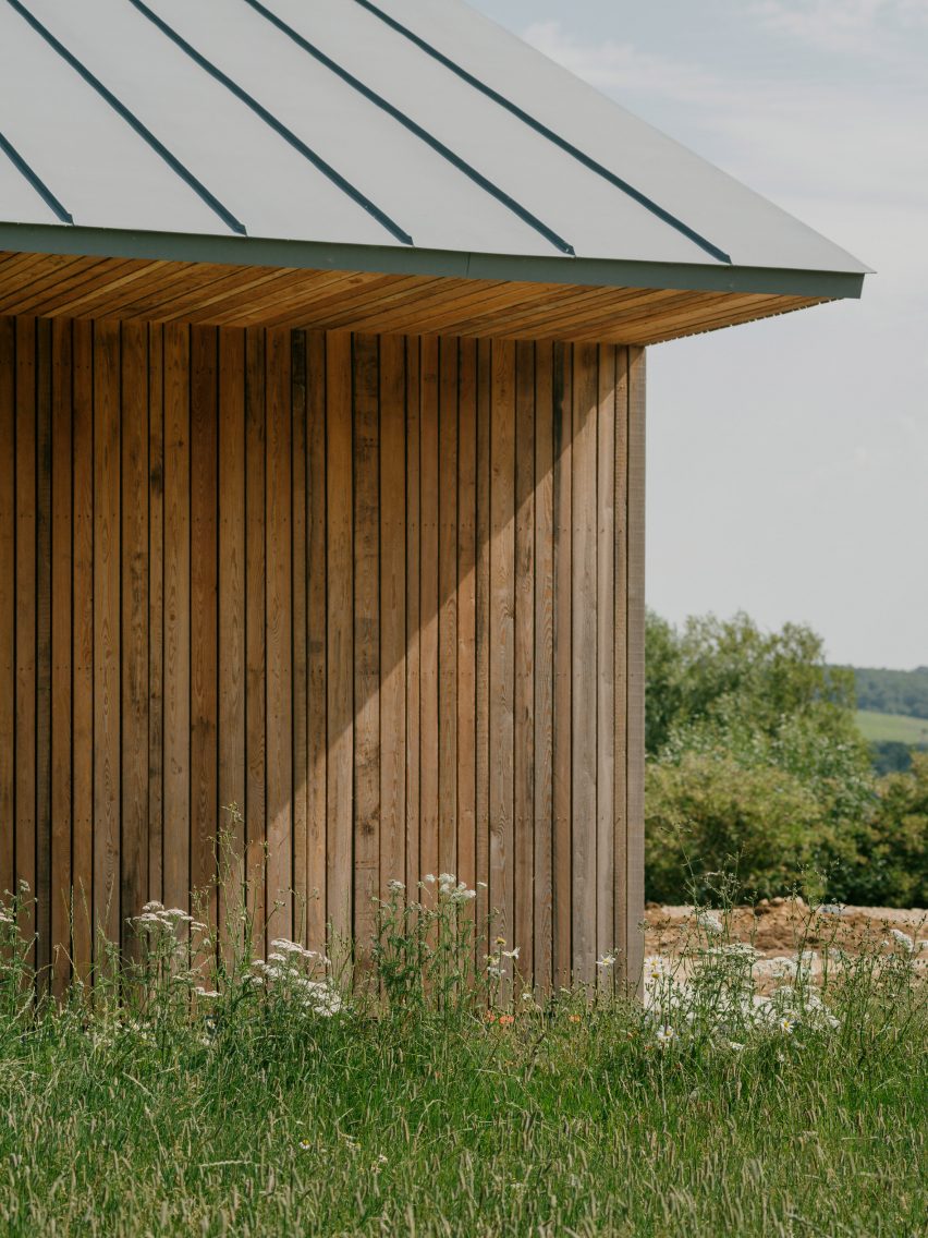 Exterior of FarmED centre in Cotswolds
