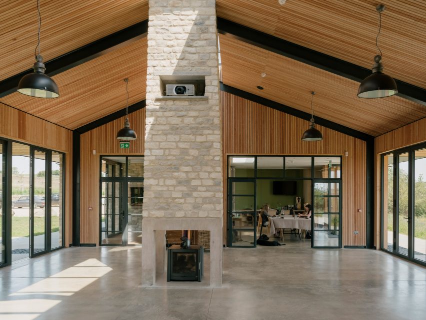 Events space in FarmED centre in Cotswolds