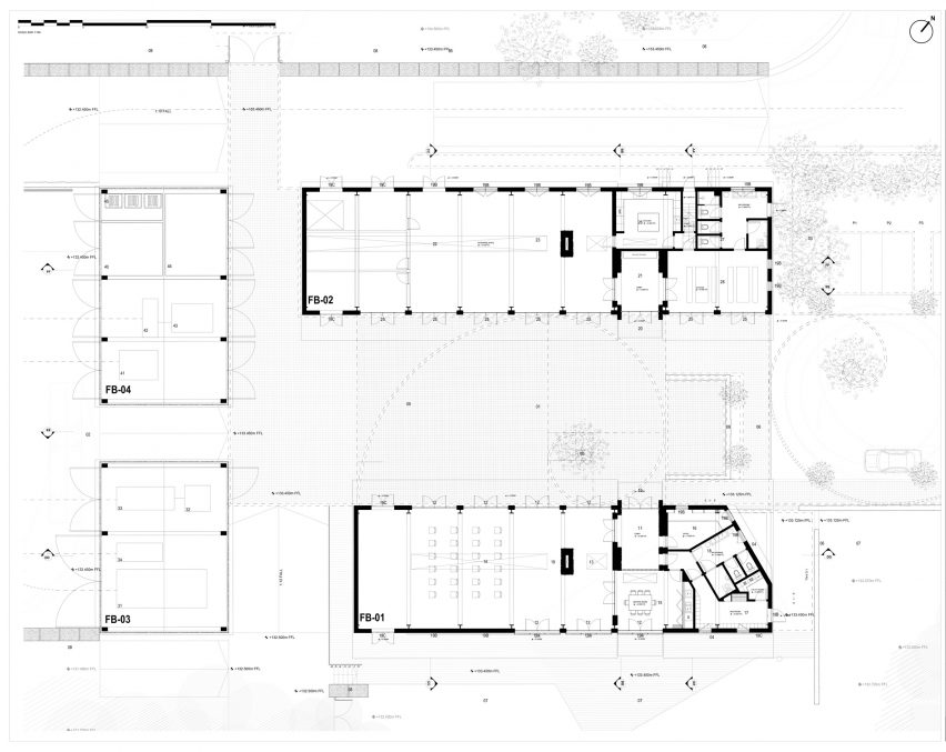 Floor plan of FarmED by Timothy Tasker Architects