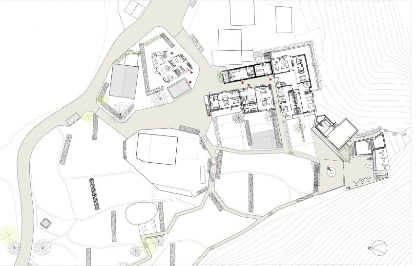 Floor plan of Floating Cloud Township Villa