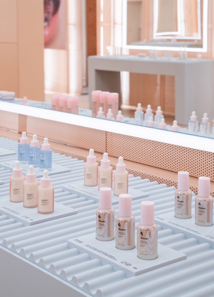 Glossier London flagship store