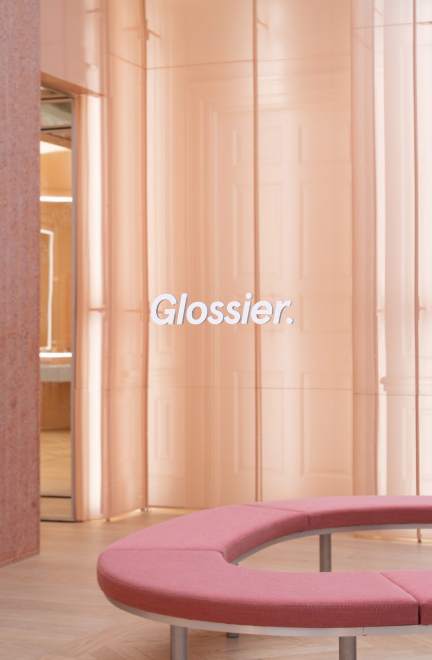 Glossier London flagship store