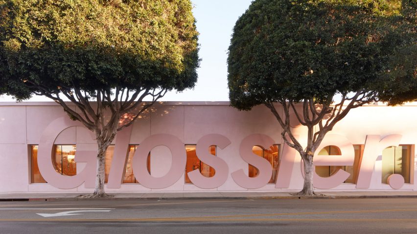 Glossier store LA flagship