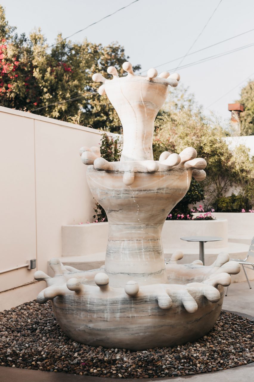 Glossier fountain