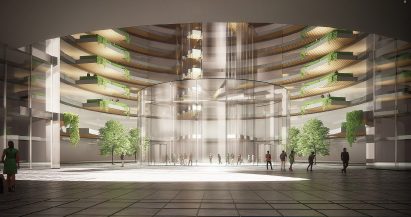 Renovation of Thompson Center atrium